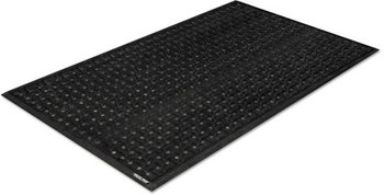Crown Safe-Flow Plus Drainage Mat,  34 x 54 1/2, Black