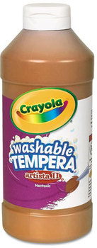 Crayola® Artista II® Washable Tempera Paint,  Brown, 16 oz