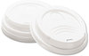 A Picture of product DXE-9538 Dixie® Drink-Thru Lid,  Fits 8oz Hot Drink Cups, White, 1000/Carton
