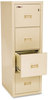 A Picture of product FIR-4R1822CPA FireKing® Compact Turtle® Insulated Vertical File,  17 3/4w x 22 1/8d, UL Listed 350° for Fire, Parchment