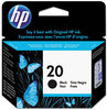 A Picture of product HEW-C6614D HP C6614D - HP 20 Inkjet Cartridge,  (C6614D) Large Black Original Ink Cartridge