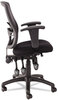A Picture of product ALE-ET4017 Alera® Etros Series Mesh Mid-Back Petite Multifunction Chair Supports Up to 275 lb, 17.16" 20.86" Seat Height, Black
