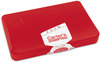 A Picture of product AVE-21371 Carter's® Foam Stamp Pad,  4 1/4 x 2 3/4, Red