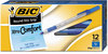 A Picture of product BIC-GSFG11BE BIC® Round Stic Grip™ Xtra Comfort Ballpoint Pen,  Blue Ink, .8mm, Fine, Dozen