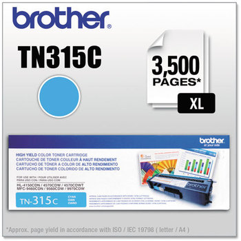 Brother TN310BK-TN315Y Toner,  Cyan