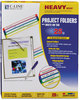 A Picture of product CLI-62160 C-Line® Write-On Project Folders,  Letter, Assorted Colors, 25/BX