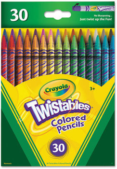 Crayola® Twistables® Colored Pencils,  30 Assorted Colors/Pack
