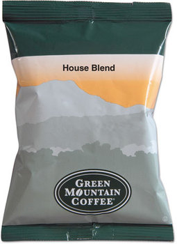 Green Mountain Coffee Roasters® Fair Trade Organic House Blend Ground Coffee,  Fractional Packs, 2.5oz, 50/Carton