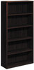 A Picture of product HON-10755NN HON® 10700 Series™ Wood Bookcases Bookcase, Five-Shelf, 36w x 13.13d 71h, Mahogany