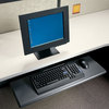 A Picture of product HON-4022P HON® Laminate Keyboard Platform,  21-1/2w x 10d x 1-1/8h, Black