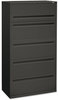 A Picture of product HON-795LL HON® Brigade® 700 Series Lateral File 4 Legal/Letter-Size Drawers, 1 Shelf, Post Putty, 42" x 18" 64.25"
