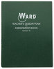 A Picture of product HUB-18 Ward® Lesson Plan Book,  Wirebound, 8 Class Periods/Day, 11 x 8-1/2, 100 Pages, Green