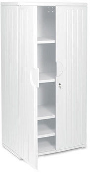Iceberg OfficeWorks™ Storage Cabinet,  36w x 22d x 72h, Platinum