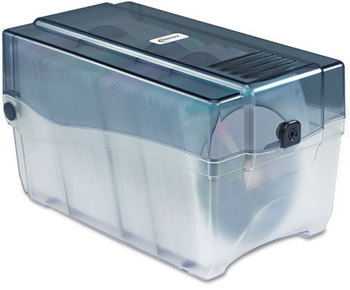 Innovera® CD/DVD Storage Case Holds 150 Discs, Clear/Smoke