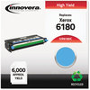 A Picture of product IVR-6180C Innovera® 6180Y, 6180M, 6180C, 6180B Toner Remanufactured Cyan High-Yield Replacement for 113R00723, 6,000 Page-Yield
