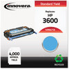 A Picture of product IVR-6471A Innovera® 6470A, 6471A, 6472A, 6473A Laser Cartridge Remanufactured Cyan Toner, Replacement for 502A (Q6471A), 4,000 Page-Yield