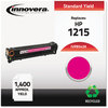 A Picture of product IVR-B543A Innovera® B543A, B542A, B541A, B540A Toner Remanufactured Magenta Replacement for 125A (CB543A), 1,400 Page-Yield, Ships in 1-3 Business Days