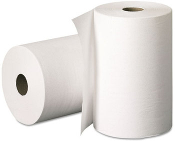 Scott® Hard Roll Towels. 8 in X 400 ft. White. 12 rolls.
