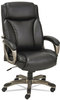 A Picture of product ALE-VN4119 Alera® Veon Series Executive High-Back Bonded Leather Chair Supports Up to 275 lb, Black Seat/Back, Graphite Base
