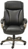 A Picture of product ALE-VN4119 Alera® Veon Series Executive High-Back Bonded Leather Chair Supports Up to 275 lb, Black Seat/Back, Graphite Base