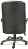 A Picture of product ALE-VN4119 Alera® Veon Series Executive High-Back Bonded Leather Chair Supports Up to 275 lb, Black Seat/Back, Graphite Base