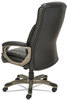 A Picture of product ALE-VN4119 Alera® Veon Series Executive High-Back Bonded Leather Chair Supports Up to 275 lb, Black Seat/Back, Graphite Base