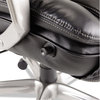 A Picture of product ALE-VN4119 Alera® Veon Series Executive High-Back Bonded Leather Chair Supports Up to 275 lb, Black Seat/Back, Graphite Base