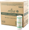 A Picture of product APM-585GREEN Atlas Paper Mills Green Heritage™ Kitchen Roll Towels,  9" x 11", White, 85/Roll, 30 Rolls/Carton