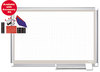 A Picture of product BVC-GA27109830A MasterVision® All Purpose Planner Board,  1x2 Grid, 72x48, White/Silver