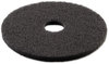 A Picture of product BWK-4013BLA Boardwalk® Stripping Floor Pads. 13 in. Black. 5/case.