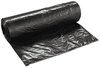 A Picture of product BWK-4347H Boardwalk® Low-Density Can Liners,  56gal, .60mil, 43 x 47, Black, 25/Roll, 4 Rolls/Carton