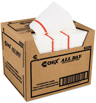Chix® Chicopee® All Day™ Service Towels,  12 x 21, 200/Carton