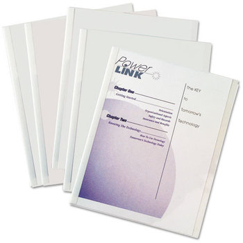 C-Line® Report Covers,  Economy Vinyl, Clear, 8 1/2 x 11, 50/BX