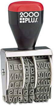 2000 PLUS® Traditional Date Stamp,  Six Years, 1 3/8 x 3/16"