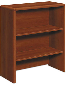 HON® 10700 Series™ Bookcase Hutch 32.63w x 14.63d 37.13h, Cognac