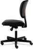 A Picture of product HON-5701SB11T HON® Volt® Series Leather Task Chair Supports Up to 250 lb, 18" 22.25" Seat Height, Black