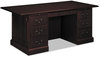 A Picture of product HON-94271NN HON® 94000 Series™ Double Pedestal Desk 72" x 36" 29.5", Mahogany