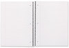 A Picture of product MEA-05510 Mead® Spiral® Notebook,  Perforated, Legal Rule, 8 x 10 1/2, White, 70 Sheets