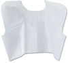 A Picture of product MII-NON24248 Medline Disposable Patient Capes,  3-Ply T/P/T, White 100/Carton