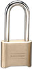 A Picture of product MLK-175DLH Master Lock® Resettable Combination Padlock,  Brass, 2", Brass Color, 6/Box