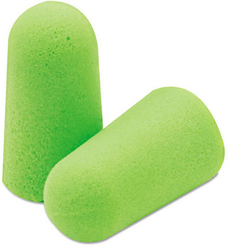 Moldex® Pura-Fit® Single-Use Earplugs,  Cordless, 33NRR, Bright Green, 200 Pairs