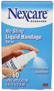 Nexcare™ No Sting Liquid Bandage Spray,  .61oz