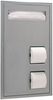 A Picture of product BOB-34715 ClassicSeries® Partition-Mounted Seat-Cover Dispenser and Toilet Tissue Dispenser.