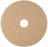 A Picture of product MMM-19008 3M™ Ultra High-Speed Burnishing Floor Pads 3500 Natural Blend 20" Diameter, Tan, 5/Carton