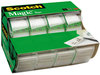 A Picture of product MMM-4105 Scotch® Magic™ Tape in Handheld Dispenser 1" Core, 0.75" x 25 ft, Clear, 4/Pack