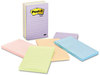 A Picture of product MMM-654AST Post-it® Notes Original Pads in Beachside Cafe Colors Collection 3" x 100 Sheets/Pad, 12 Pads/Pack