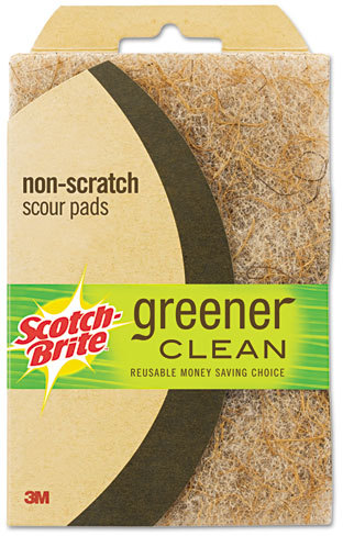Scotch-Brite® Non-Scratch Scour Pads, 6 in. x 3 in., 3/Pack