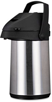 Coffee Pro Direct Brew Insulated Airpot,  2200mL, Stainless Steel