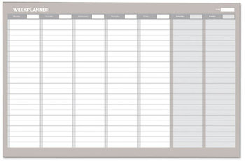MasterVision® Planning Board,  36x24, Aluminum Frame