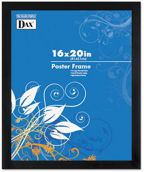 DAX® Black Solid Wood Poster Frames,  Wide Profile, 16 x 20